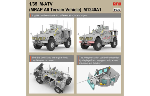 ⁦RM-5032 M1240A1 M-ATV⁩ - الصورة ⁦6⁩