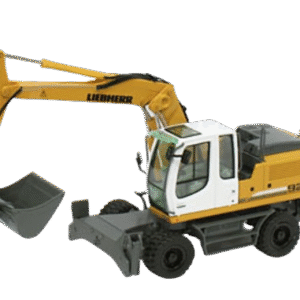 CONRAD 2946/0 LIEBHERR A920 WHEELED BACKHOE WITH BUCKET & CLAMSHELL BUCKET 1:50